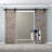 Classic Design Sliding Standard Double Barn Door Hardware Kit (Not Include Door)-63065864