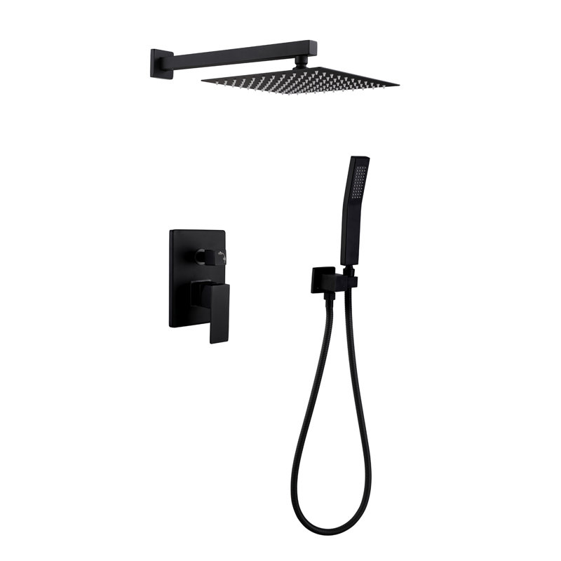 All-In-One Kit with Rough in-Valve, Matte Black
