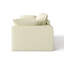 Canapé modulaire Boneless de 77 po Cloud Boneless, canapé Cloud moderne avec coussin d'assise et de dossier profond, canapé confortable sans pivot pour salon, chambre à coucher, appartement, housse amovible, aucun assemblage requis, beige-126450720
