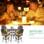 Patio Dining Set with Round Table , Cushions Included-339985542
