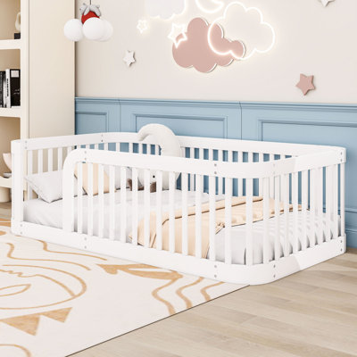 Lit plateforme simple avec structure de plancher