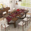Table de salle à manger de 71 pouces en bois massif pour 4 à 8 personnes, table de salle à manger en bois véritable rustique Farmhouse-289812848