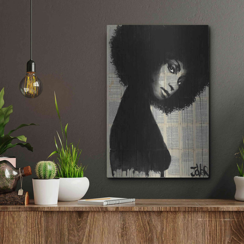 «Lark Manor» «Celistine» par Loui Jover, art mural en métal, H 16 po x l 12 po