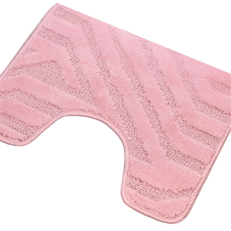 Polypropylene Plastic Bath Mat, Pink