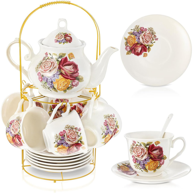 Ceramic tea set