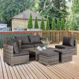 Aalijah 4 - Person Seating Group with Cushions