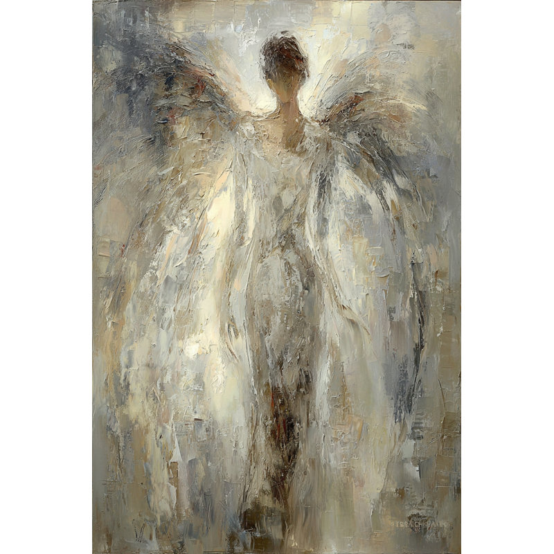 «Sacred Presence», art mural sur toile tendue, 36"W x 48"H x 1.5"D