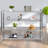 4 Tier Stainless Steel Adjustable Shelving-1653970585