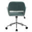 Primeaux Velvet Scandinavian Desk Chair-30562711