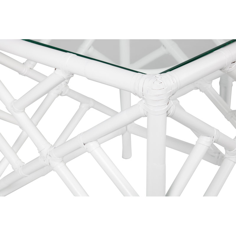 Tables gigognes Chippendale, Blanc