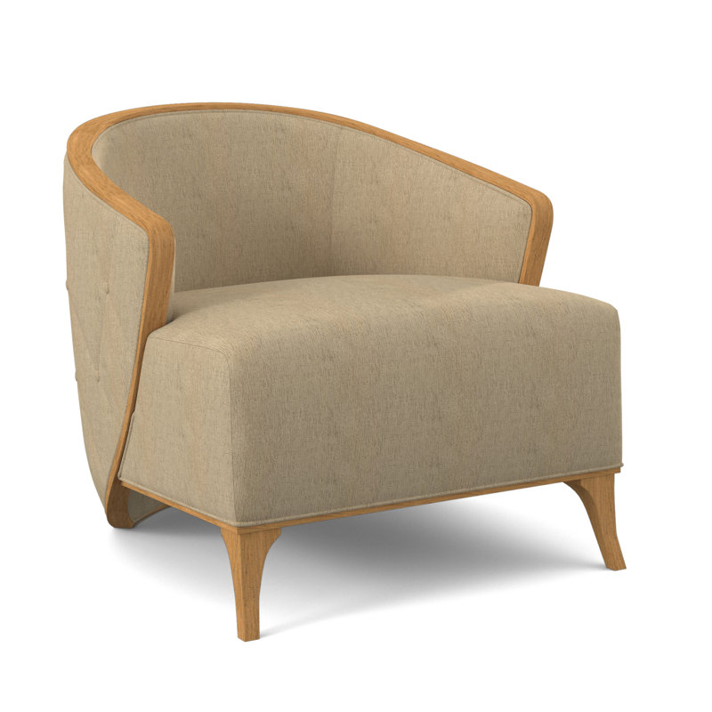 Penegrine Lounge Chair, Amber, Elise Flax