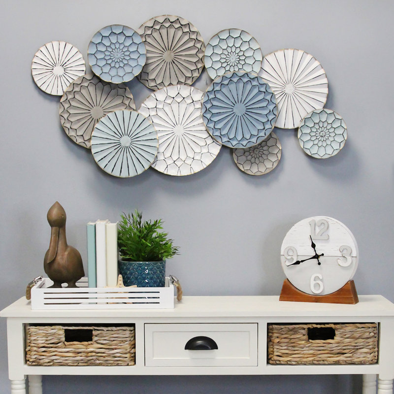 Handmade Boho Abstract Wall Decor on Metal