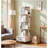 Rotating Bookshelf With Drawer, 360 Display 5 Tier Corner Bookshelf For Small Space, Floor Standing Bookcase Storage Rack, Wood Narrow Organizer For Bedroom, Living Room (WHITE) (Prime Big Deal Days)-272824006-272824005