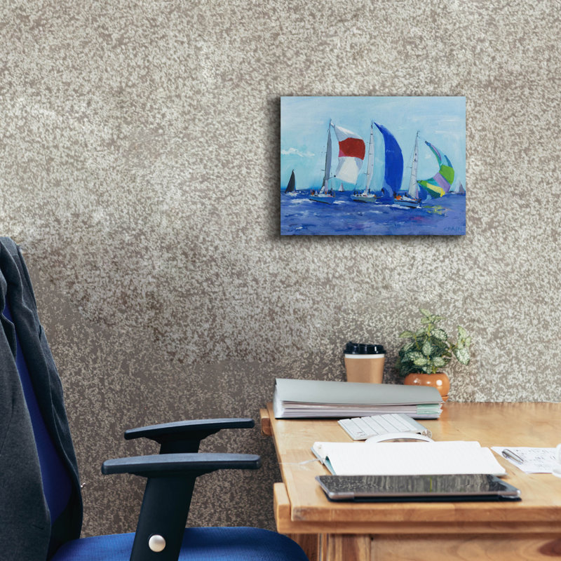 Toile épique Graffiti «Chutes» par Curt Crain, 16 po x 12 po, H 12 po x l 16 po
