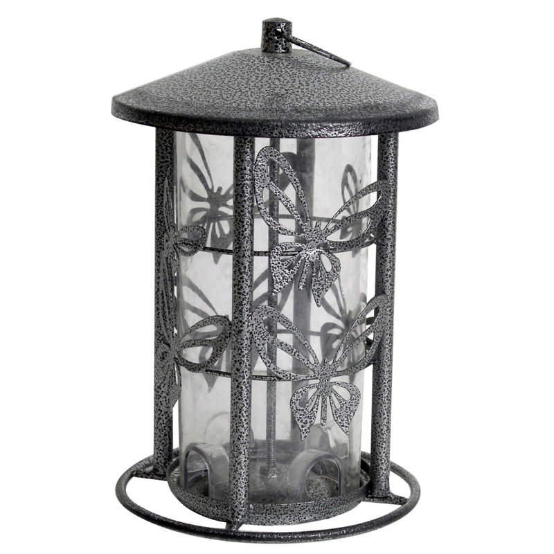 Metal Hanging Tube Bird Feeder