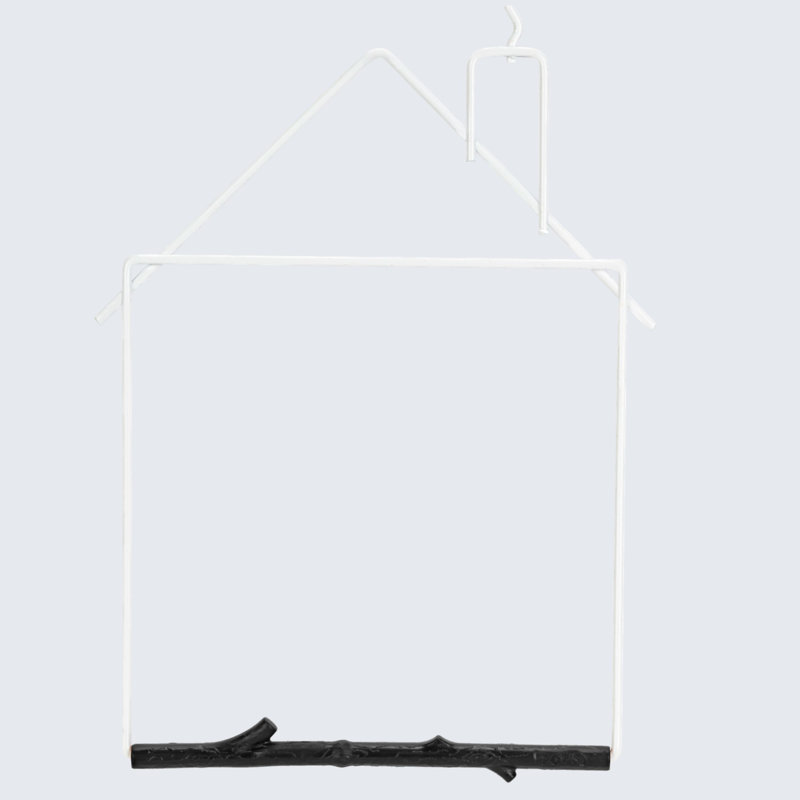 Balançoire colibri Woodring, maison blanche