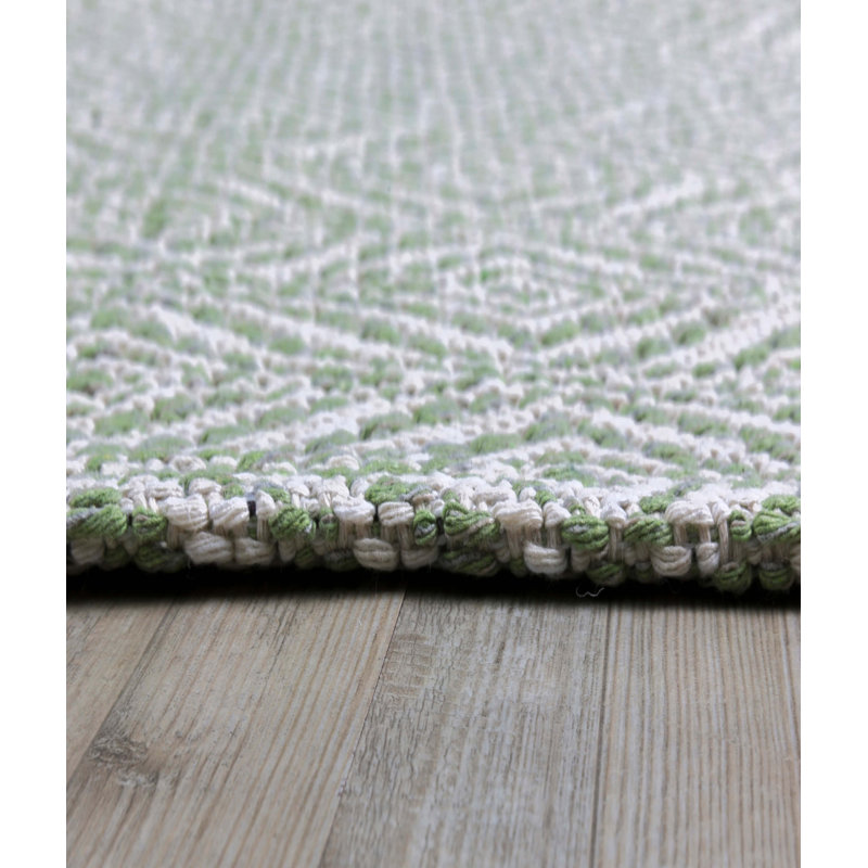 Kohdyn Cotton Geometric Indoor Rug, Rectangle 2'6" x 5'