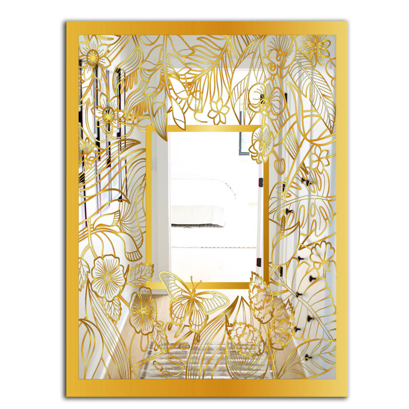 Miroir d'appoint Capital Botanical Bliss Glam, H 39,4 po x l 29,5 po