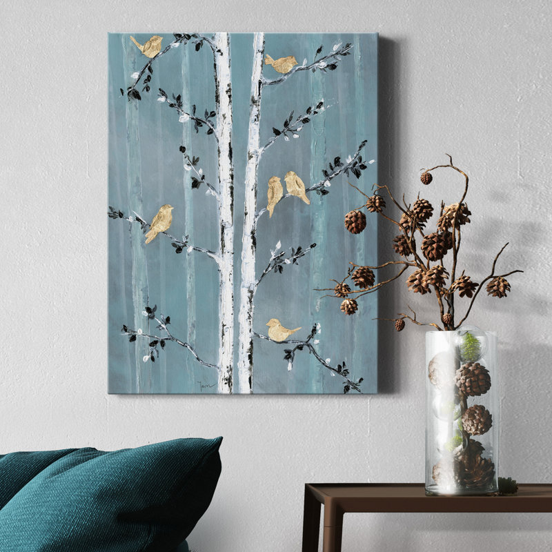 Son du printemps - reproduction d'art sur toile tendue, H 48 po x l 32 po x P 1 po