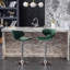 Tabouret de bar pivotant rembourré en velours Masaccio, ensemble de 2-905739367