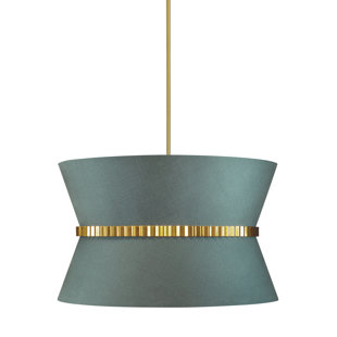 Lustre géométrique à 4 lumières
