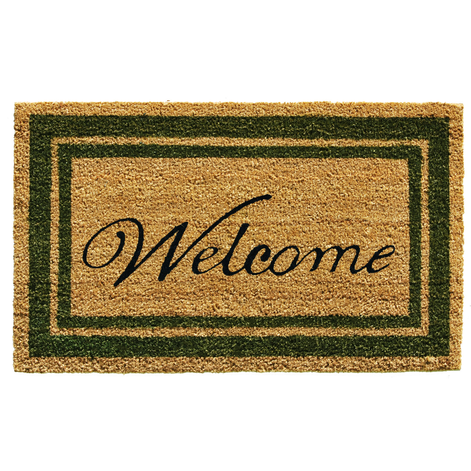 Stender Non-Slip Outdoor Doormat, Rectangle 2' x 3', Sage Green