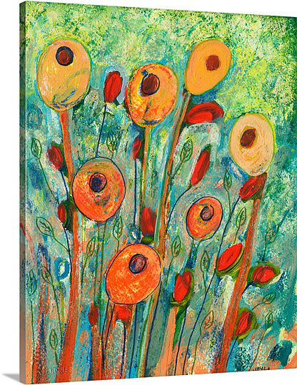 «Noleen Growing in the Valley No 6», reproduction d'art sur toile, H 20 po x l 16 po x P 1,25 po