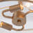 3 - Light Dimmable Drum Chandelier