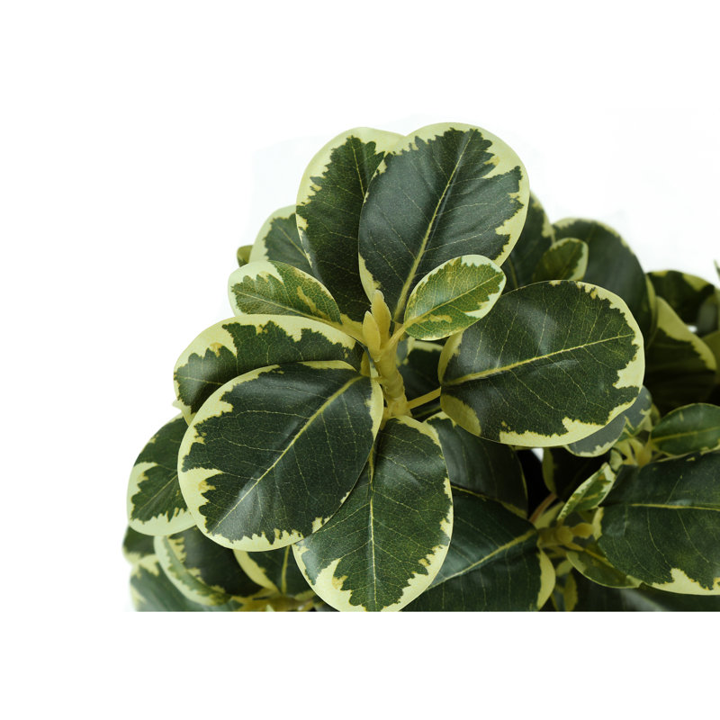 Plante artificielle 2, 14 po de hauteur - Charmantes décorations d'intérieur 2 plantes de verdure en pots noirs