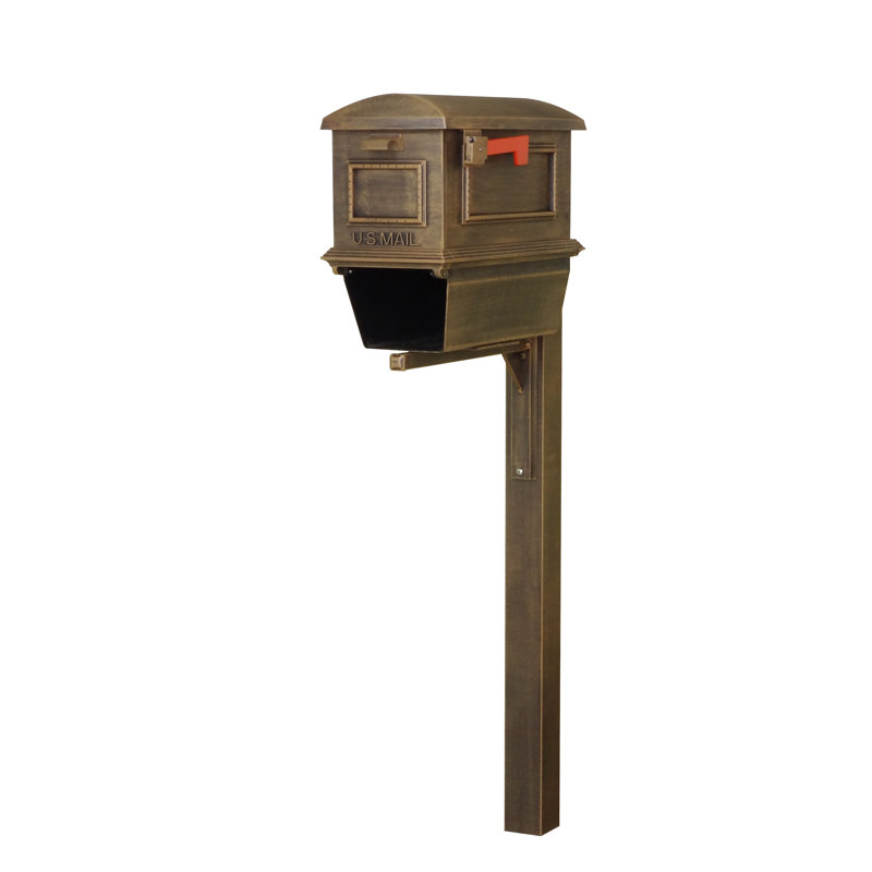 Boîte aux lettres montée sur poteau Curbside