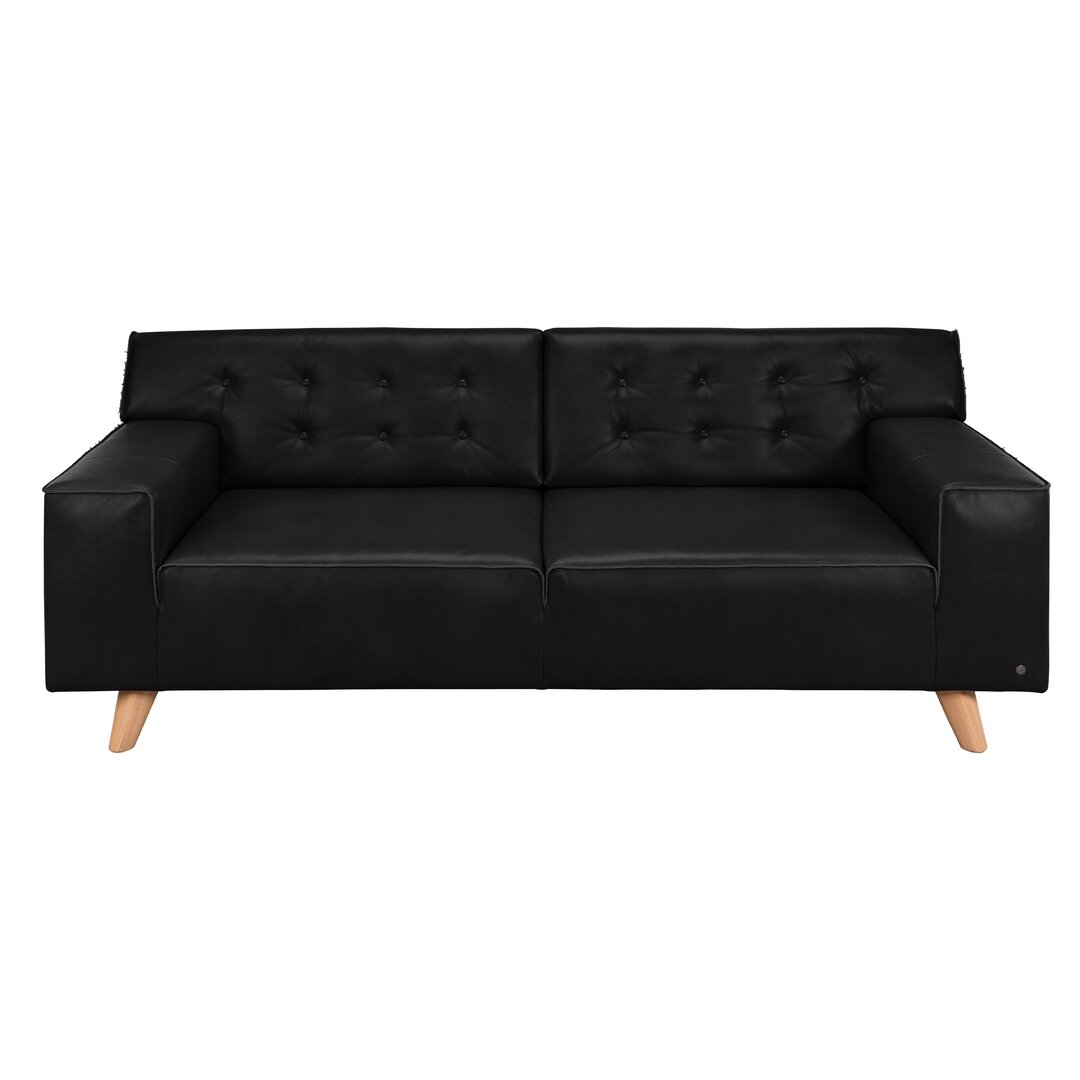 Zweiersofa Nordic Chic Sofa aus Echtleder