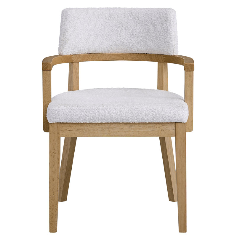 Two Gorge And Oak Side Chairs With Padded Seat, Natural Wood Frame Layout, For Added Comfort Sense, Straight Maintaining Good Posture, Minimalist Dining Addition Chair Of 2, Seating, Warm Aesthetic