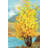 Yellow tree and reflection - Scenic framed canvas decor