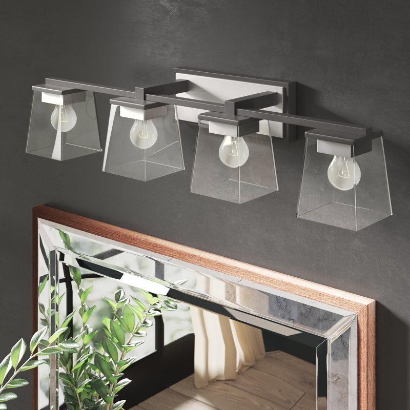 Braydon 4 - Light Dimmable Vanity Light, Brushed Nickel