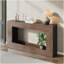 Console de 63 po en bois avec tablette de rangement-118701533