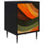 36cm W Engineered Wood Bedside Table