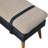 Solid Wood Bench with Nailhead Trim-796138021