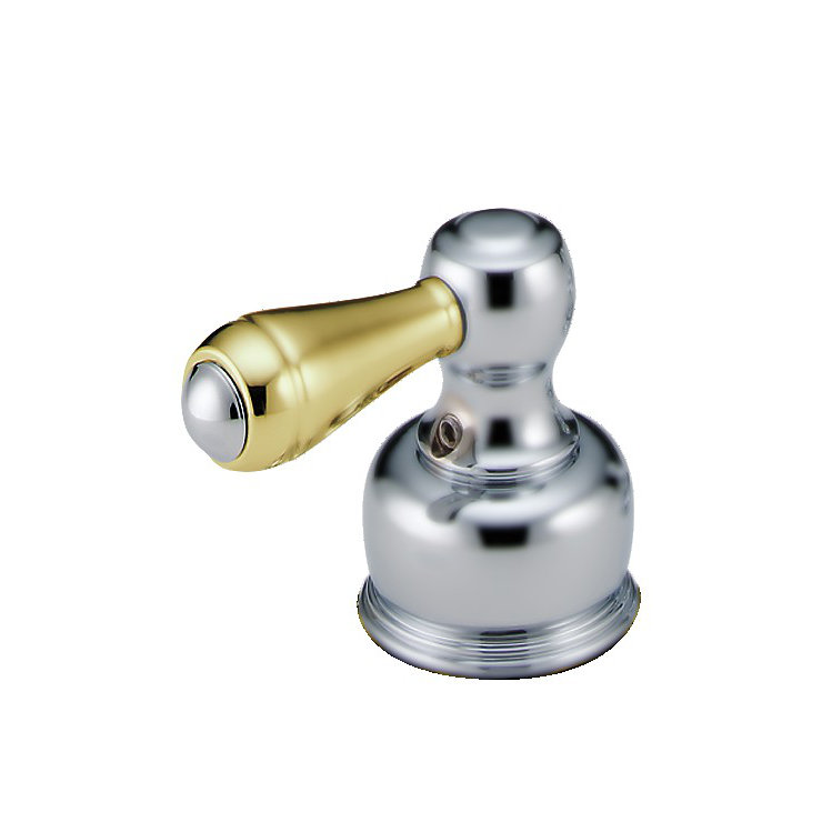 Neostyle Small Lever Handle, Chrome & Polished Brass