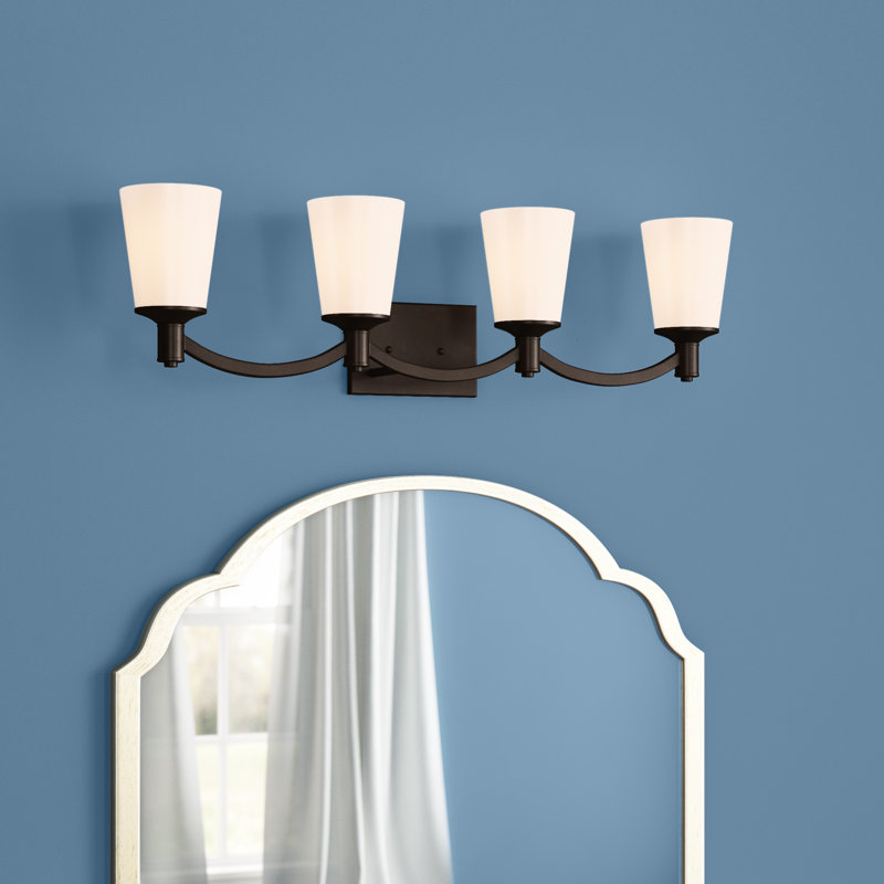 Alejandre 4 - Light Dimmable Vanity Light, Aged  Bronze
