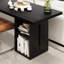 Bureaux rectangulaires noirs en bois massif-107441196-122721485