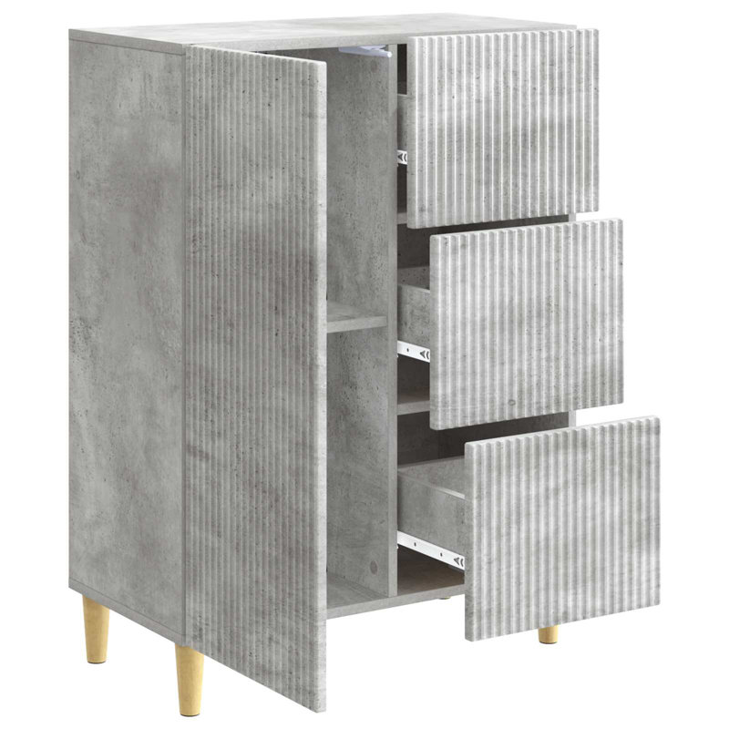 66cm Sideboard, Concrete Grey