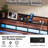 Full/Queen/King Headboard Adjustable Height with LED Light, Backrest with Shelf, Charging Station-1481809644