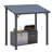 Hardtop Gazebo With Galvanized Steel Sloping Roof-114765132