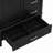 36" Black Bathroom Vanity