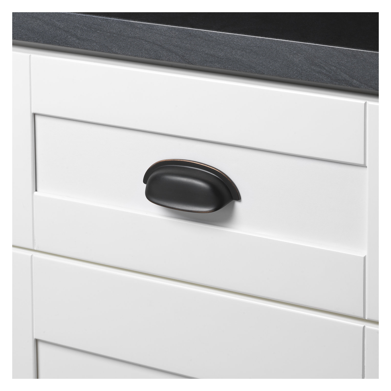 Cup/Bin Pull, Oil Rubbed Bronze