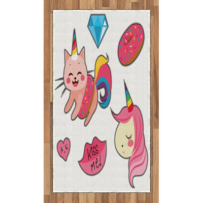 Tapis décoratif Fontenot Unicorn