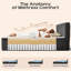 Lit plateforme double rembourré pleine grandeur avec matelas intégré, ensemble de compression dans une boîte - aucun assemblage requis-36065234-36065236