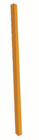 Post for Single Sided Community Board, Earth Brown