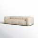 Amed 124" Upholstered Power Reclining Sofa
