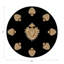 Ex vote Vegan Leather Round Pebble Placemat-1320812428